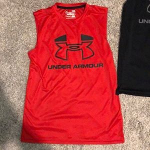 red under armour tank